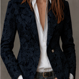 Estela | Blazer Entallado de Jacquard Cachemir