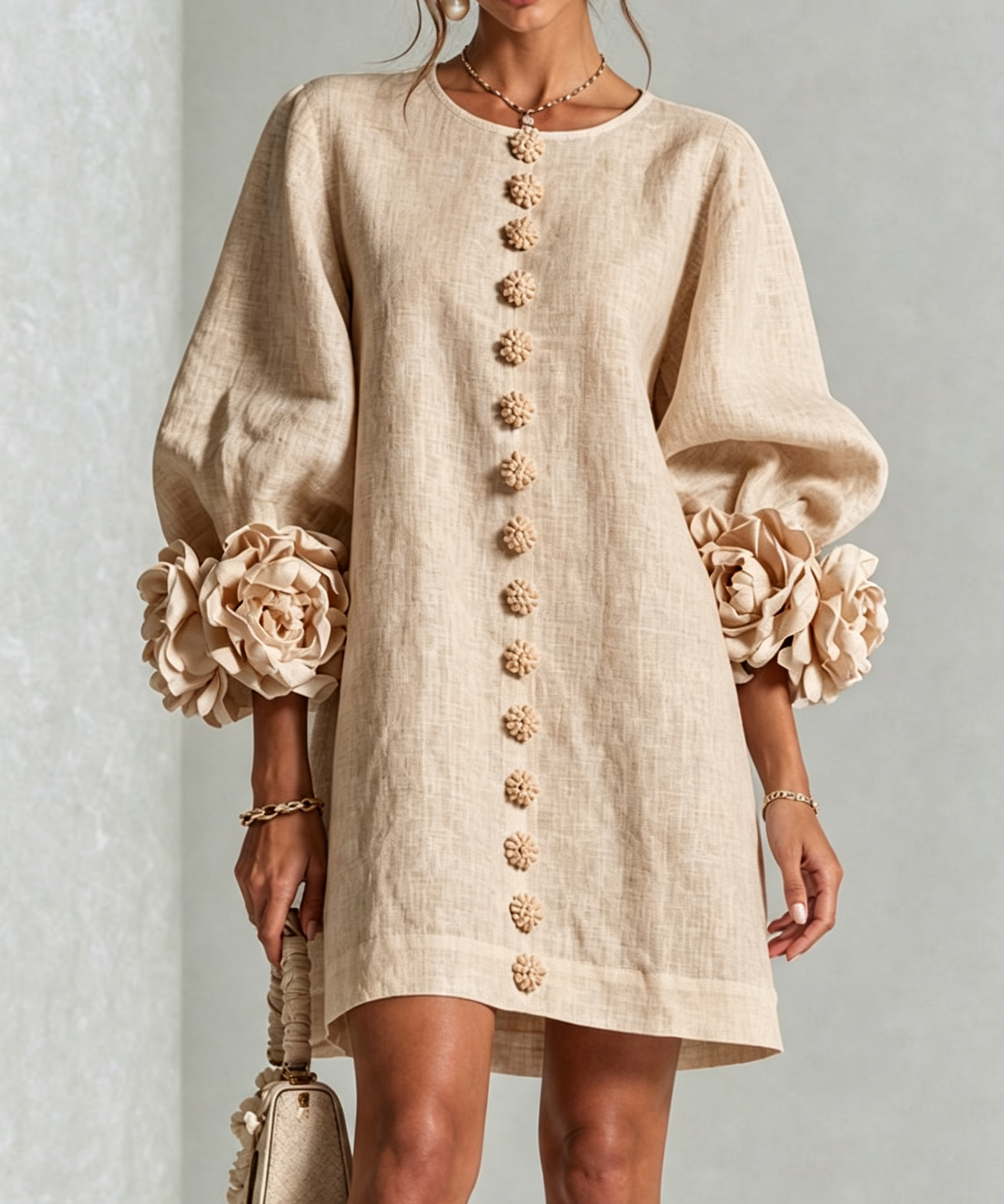 Rosalie - Button-Down Mini Dress