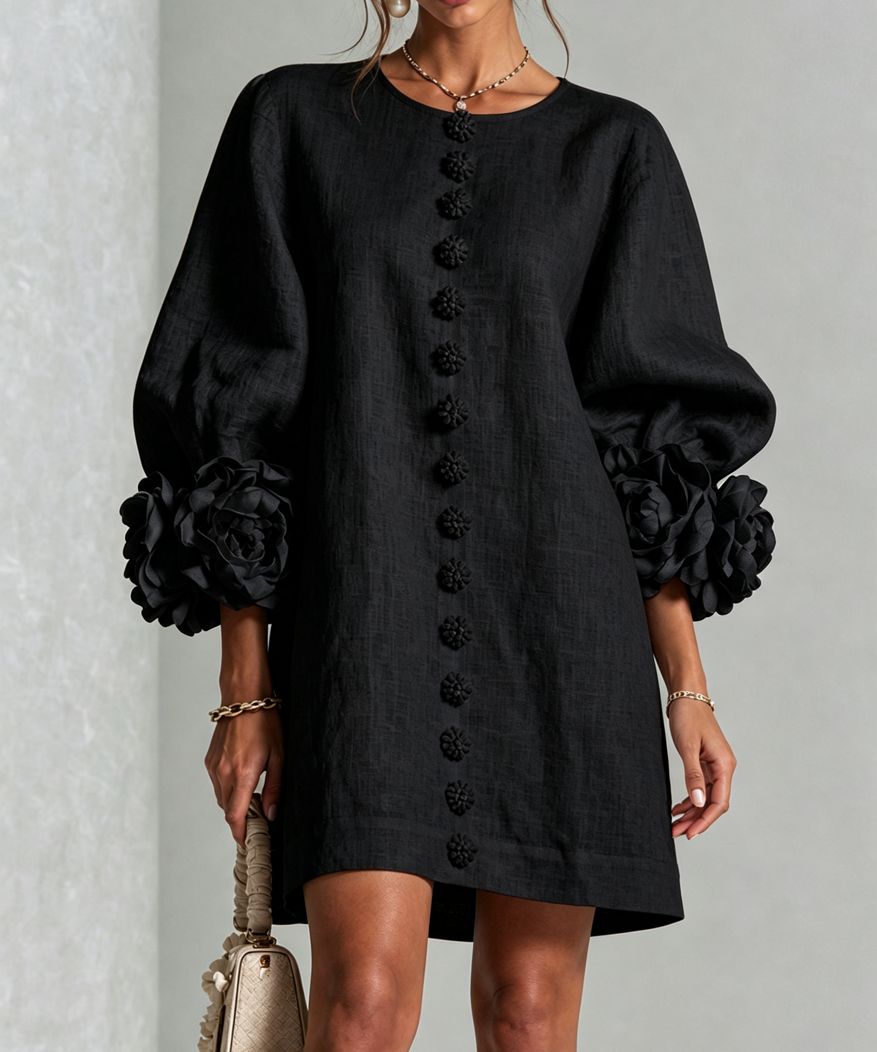 Rosalie - Button-Down Mini Dress