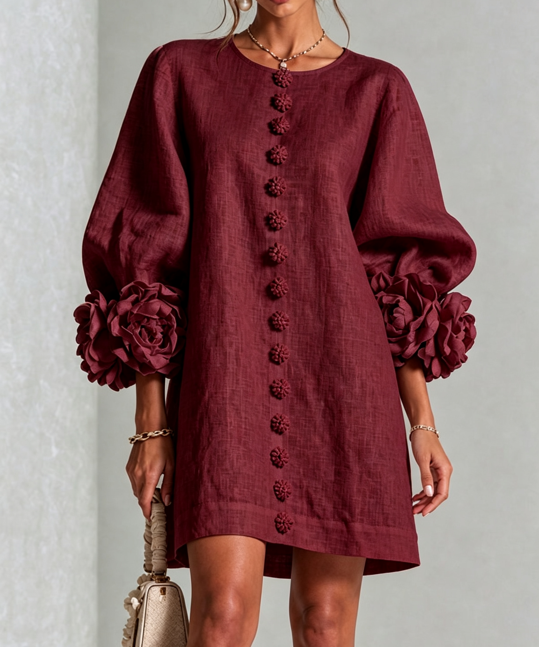 Rosalie - Button-Down Mini Dress