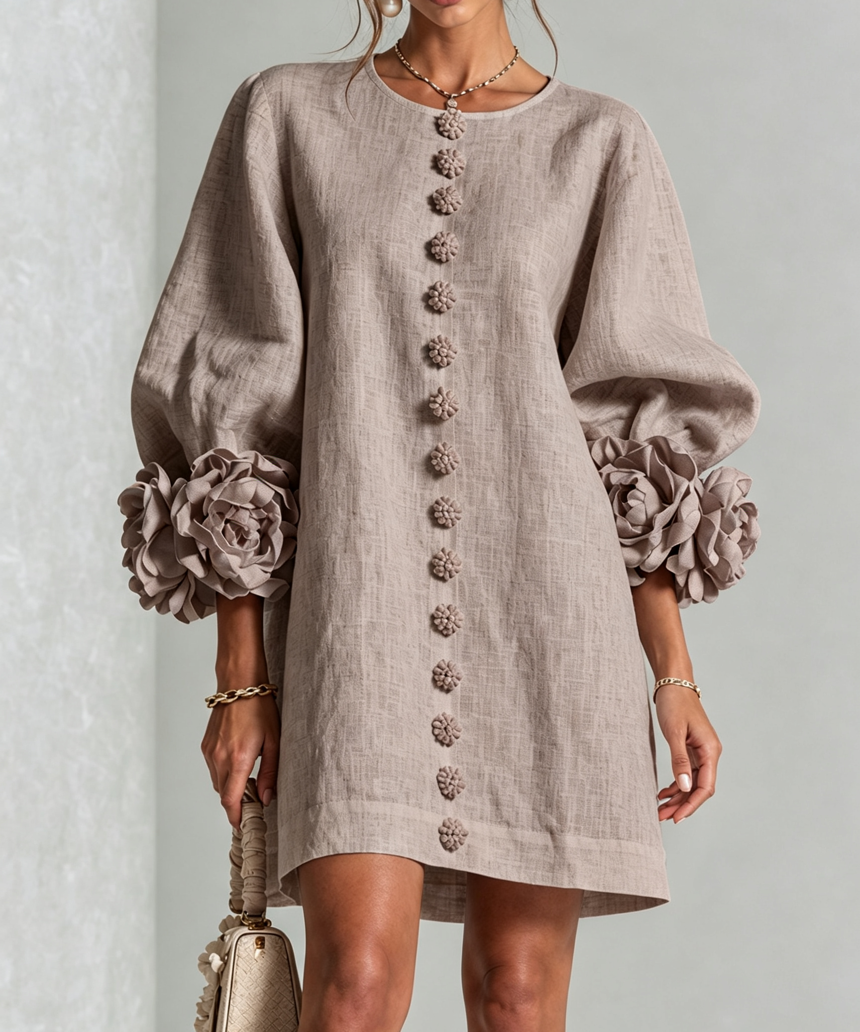 Rosalie - Button-Down Mini Dress