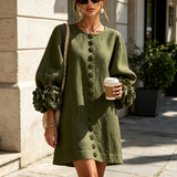 Rosalie - Button-Down Mini Dress