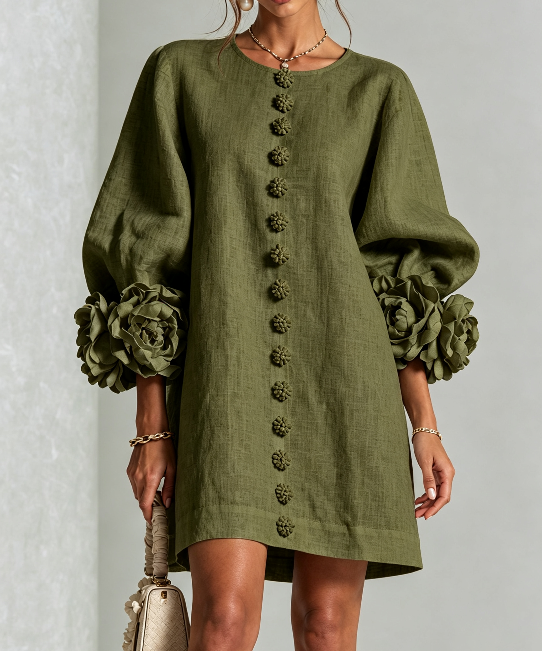 Rosalie - Button-Down Mini Dress