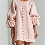 Rosalie - Button-Down Mini Dress