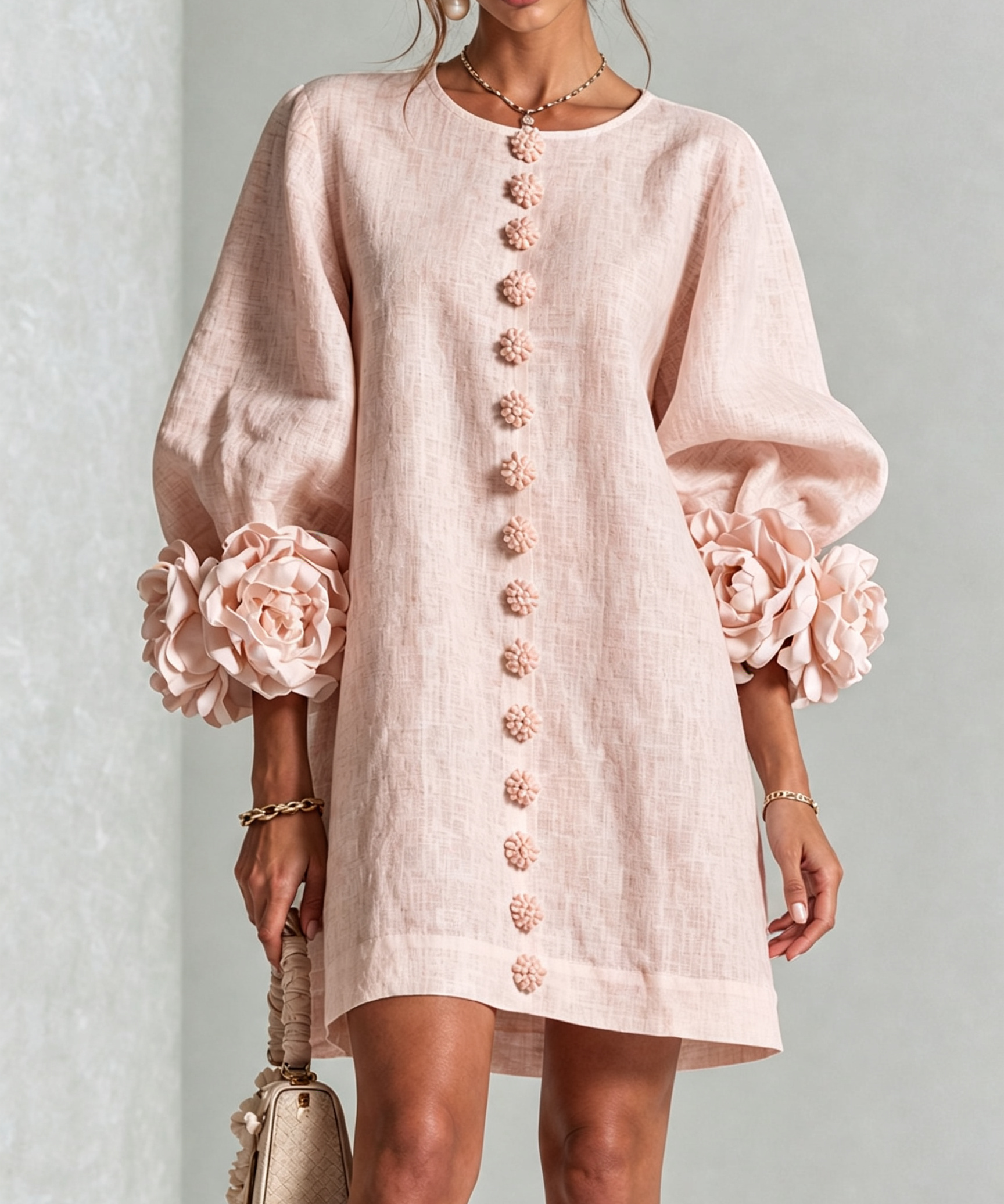 Rosalie - Button-Down Mini Dress