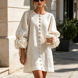 Rosalie - Button-Down Mini Dress