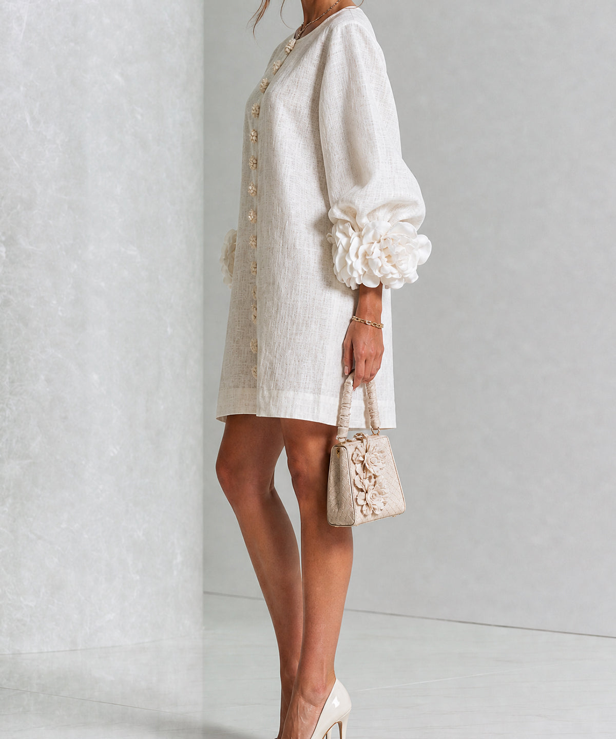Rosalie - Button-Down Mini Dress