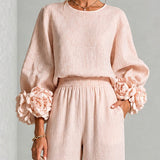 ROSALIE | FLORAL CUFF TWO-PIECE SET