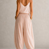 VALERIE | FLOWING THREE-PIECE PINK SET