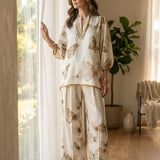 ERAS | IVORY BUTTERFLY-PRINT PALAZZO SET