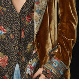 Martina | Blazer Patchwork con Estampado Floral Vintage