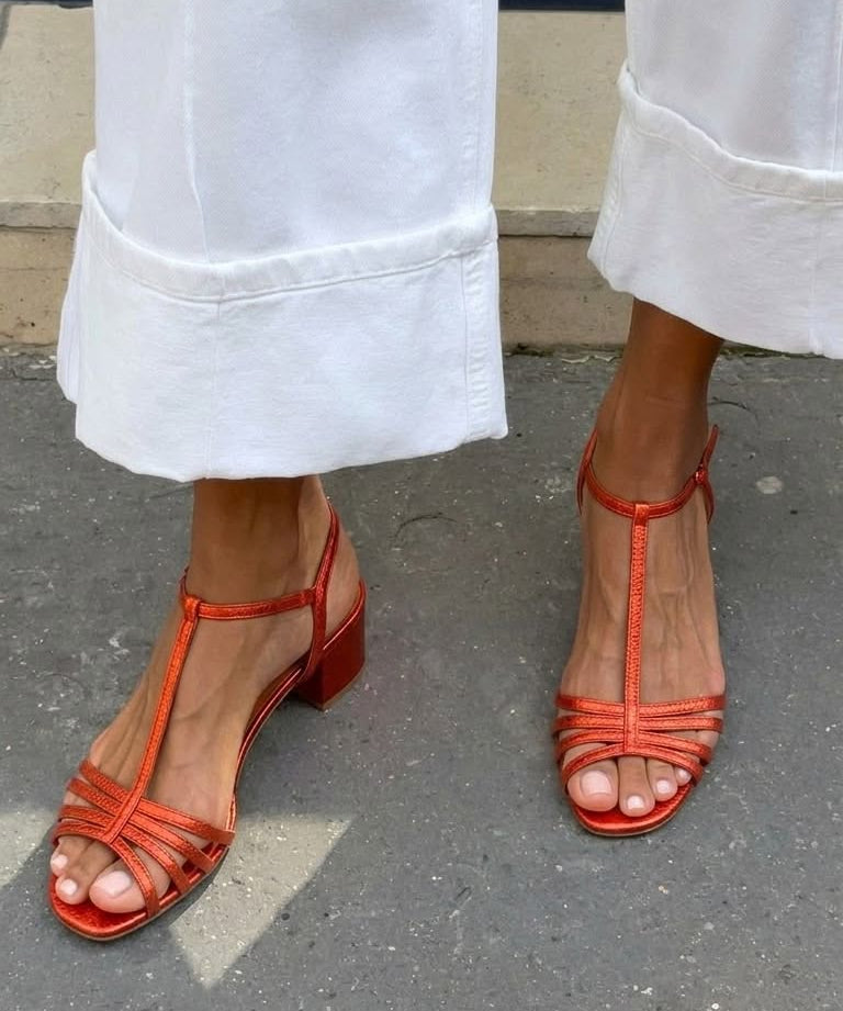 Allegra — Gold Sandals, Everyday Elegance