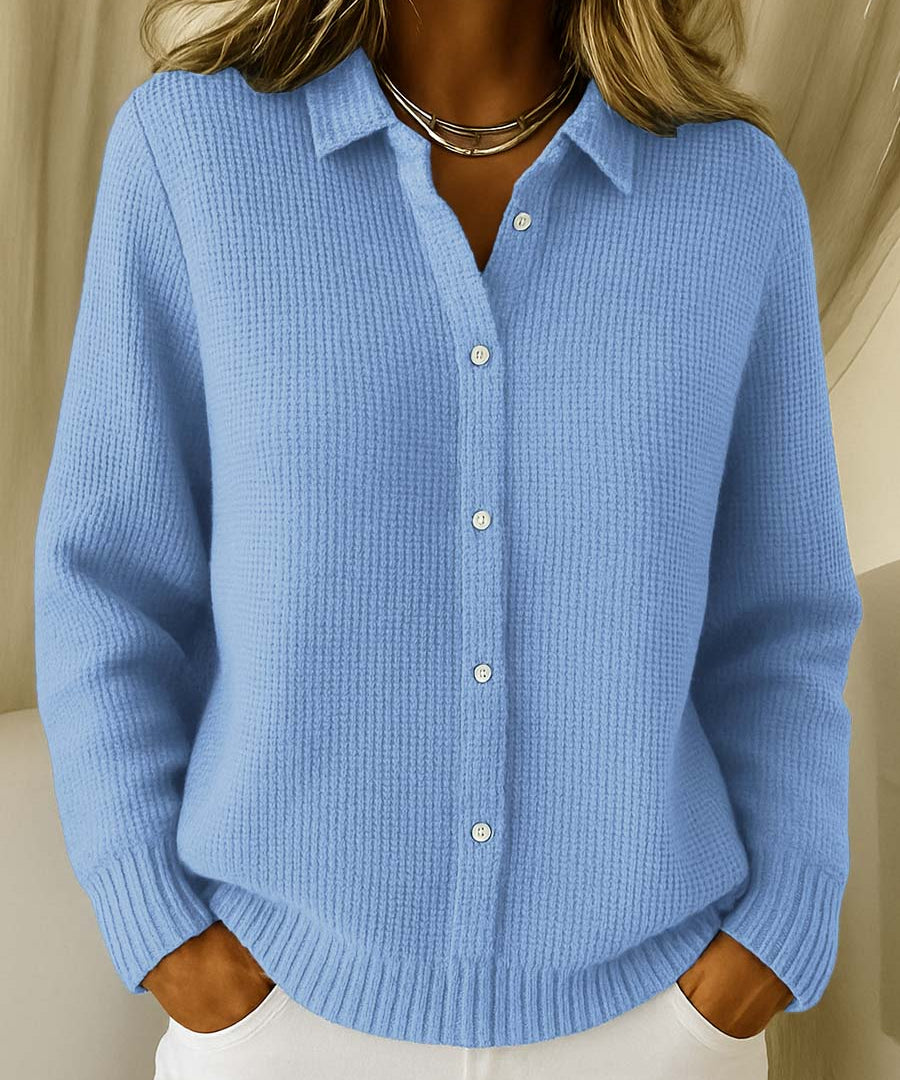 Katrina | Textured Knit Button Cardigan