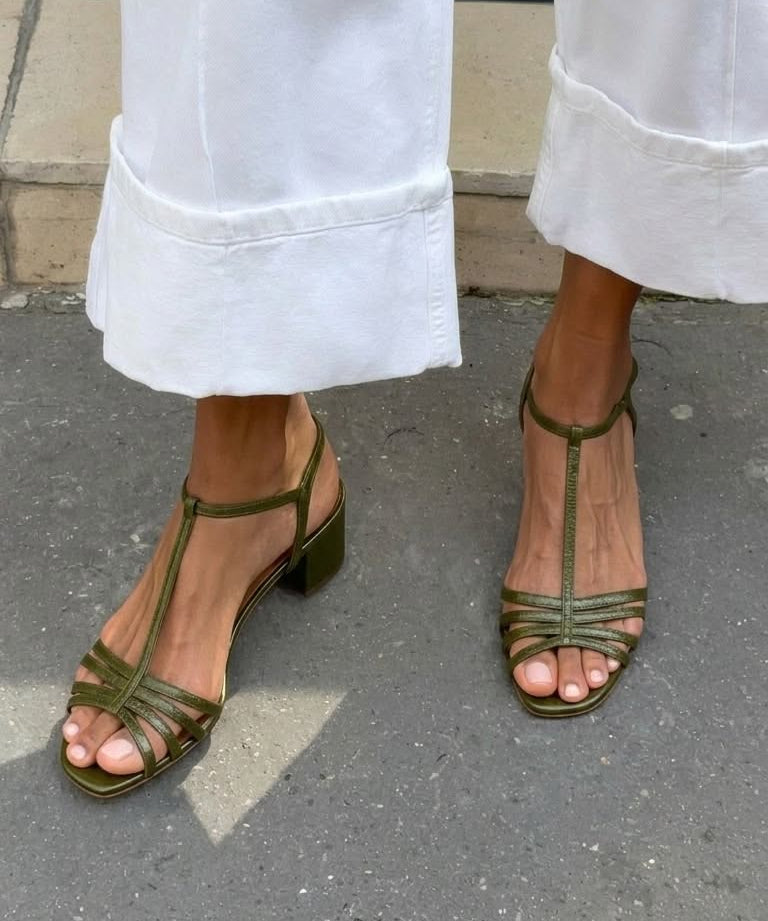 Allegra — Gold Sandals, Everyday Elegance