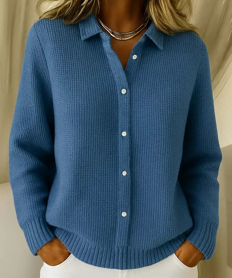 Katrina | Textured Knit Button Cardigan