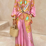SAFIRA | TROPICAL PRINT TWO-PIECE SET