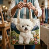 Quilted Artisan Bag - Enchanted Dog