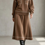 TALIA | SIGNATURE CONTRAST-STITCH TWO-PIECE SET