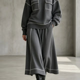 TALIA | SIGNATURE CONTRAST-STITCH TWO-PIECE SET