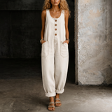Moxelle | Denim Overall Jumpsuit