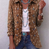 Felisa | Chaqueta Estampado Animal con Volantes