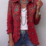 Natividad | Paisley Jacket with Ruffles