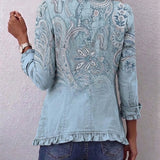 Asunción | Chaqueta Cachemira Vintage con Volantes