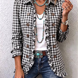 Encarna | Chaqueta de Cuadros Vichy con Volantes