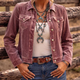 Diana | Chaqueta de Terciopelo Boho de Inspiración Vintage