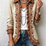 Pilar | Chaqueta Floral Bordada con Volantes