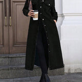 Maya | Stylish Long Denim Jacket